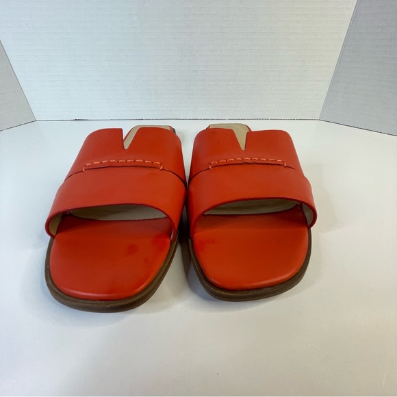 NINE WEST WOMEN’S GRANDA SLIP ON SLIDE SANDALS ORANGE SIZE 8.5 - Picture 9 of 9